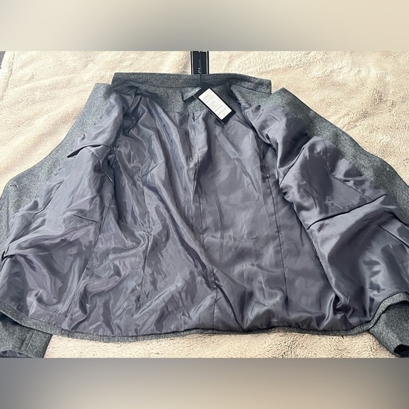Yunclos Blazer Sz S single button grey NWT - Picture 6 of 12